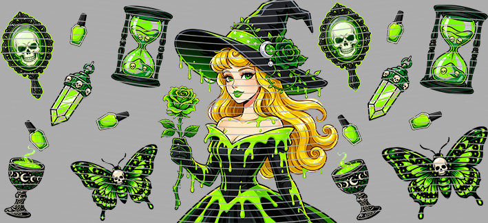 16oz Disney style-D-2139